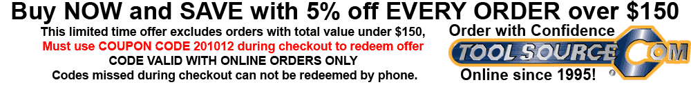 5% off any order over $150