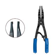 External Lock Ring Pliers w/ Ratchet Lock & Spring