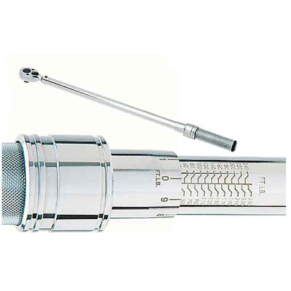 3/8 In Drive Micro-Adjustable Torque Wrench - Ratchet Head 20-15