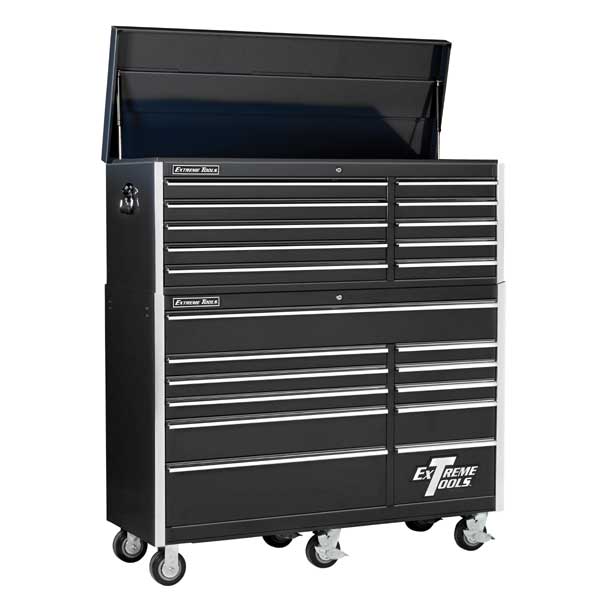 56 In Professional Series Tool Box Combo Unit - Black