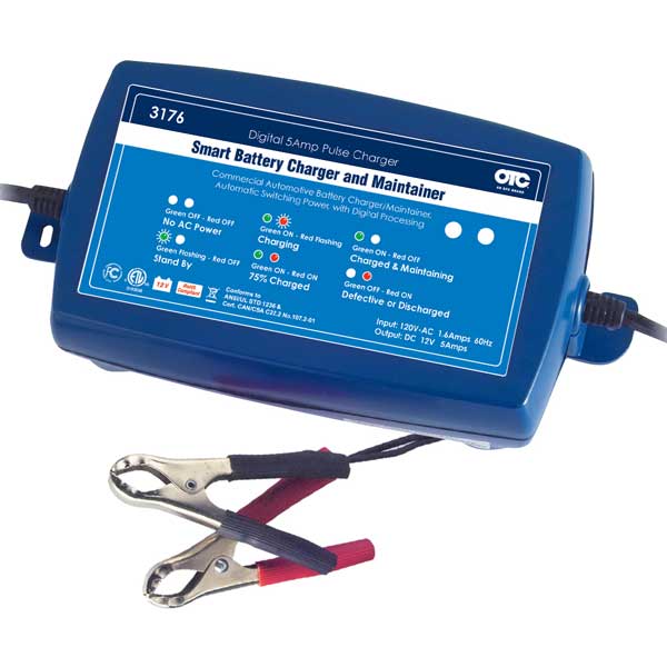 Smart Battery Charger and Maintainer OTC3176