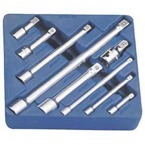 Extension Set - 1/4, 3/8, 1/2 Inch Drive - 9-Pc