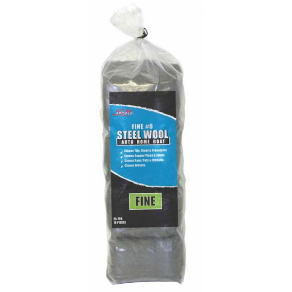 Steel Wool Grade 0 Fine - 16 Pads/Bag