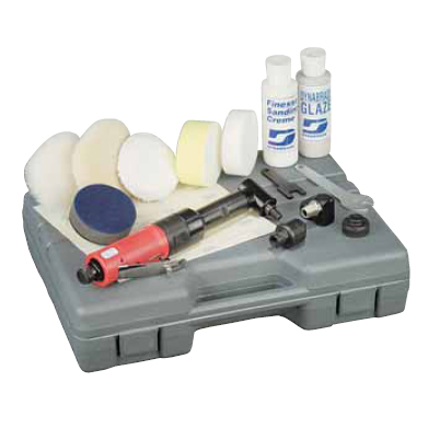 Autobrade Red 3 In Dia Right Angle Buffer/Spot Sander Kit