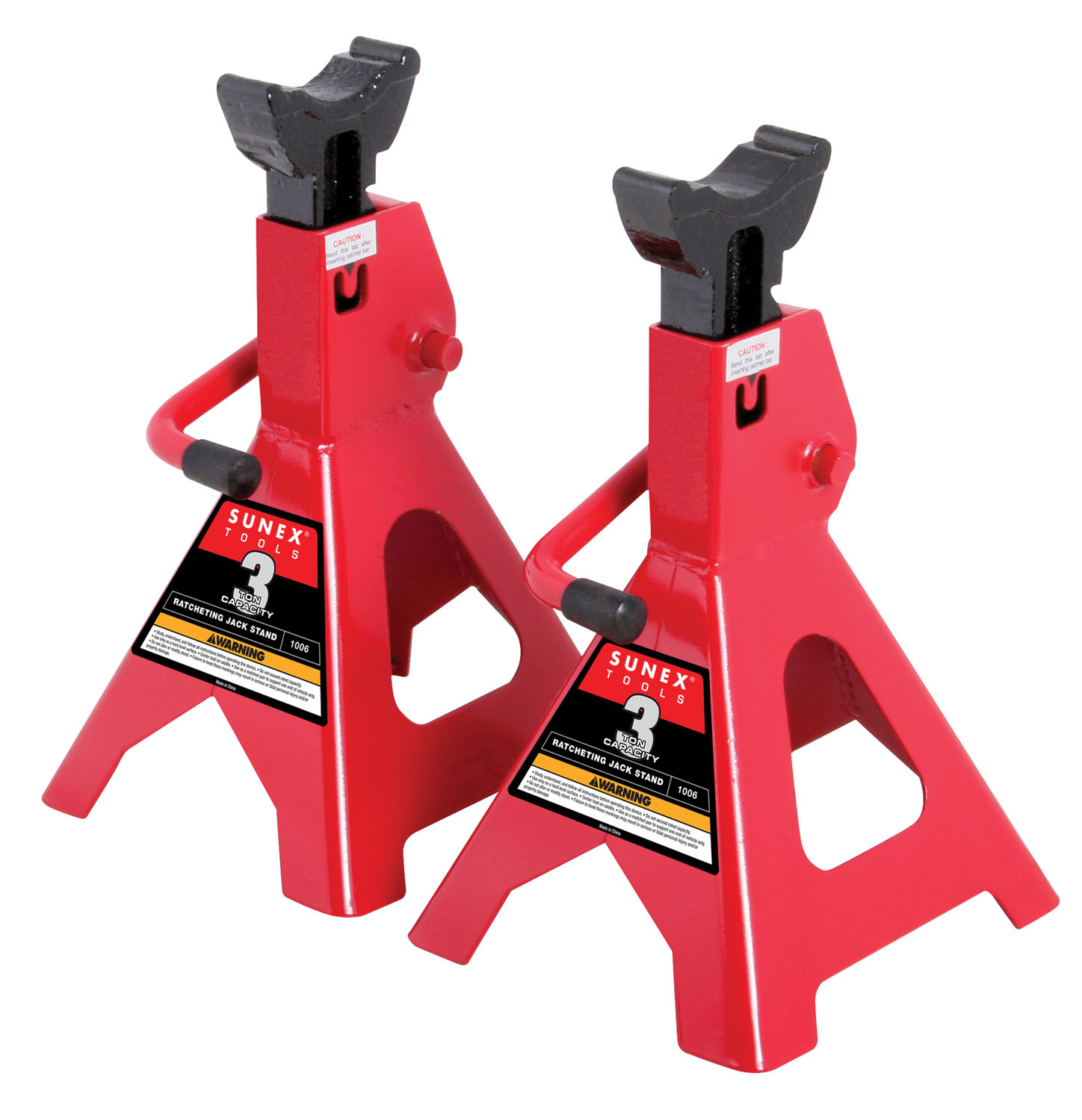 Ratcheting Jack Stands - 3 Ton Capacity