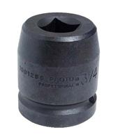 1" Drive 3/4" 4-Point/8-Point Standard Length Impact Socket