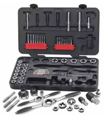 z-nla 65 Pc. Ratcheting Tap and Die Set SAE