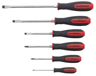 6 Pc. Combination Dual Material Screwdriver Set