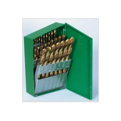 29 Piece Tin Drill Set - 1/6 - 1/2 By 64th