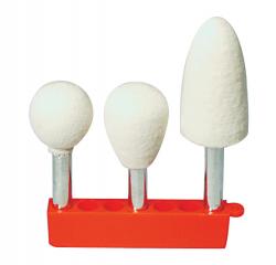 3 Piece Felt Polishing Bob Set