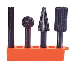 4 Piece Rotary File Set