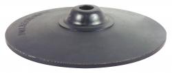 7" Rubber Backing Pad with Flange Nut