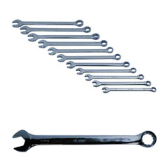 Long-Pattern Metric Combination Wrench Set 11-Pc