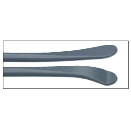 HD Double-End Spoon Curved/Curved w/ Flat Tip Tire Iron 9/16" Di