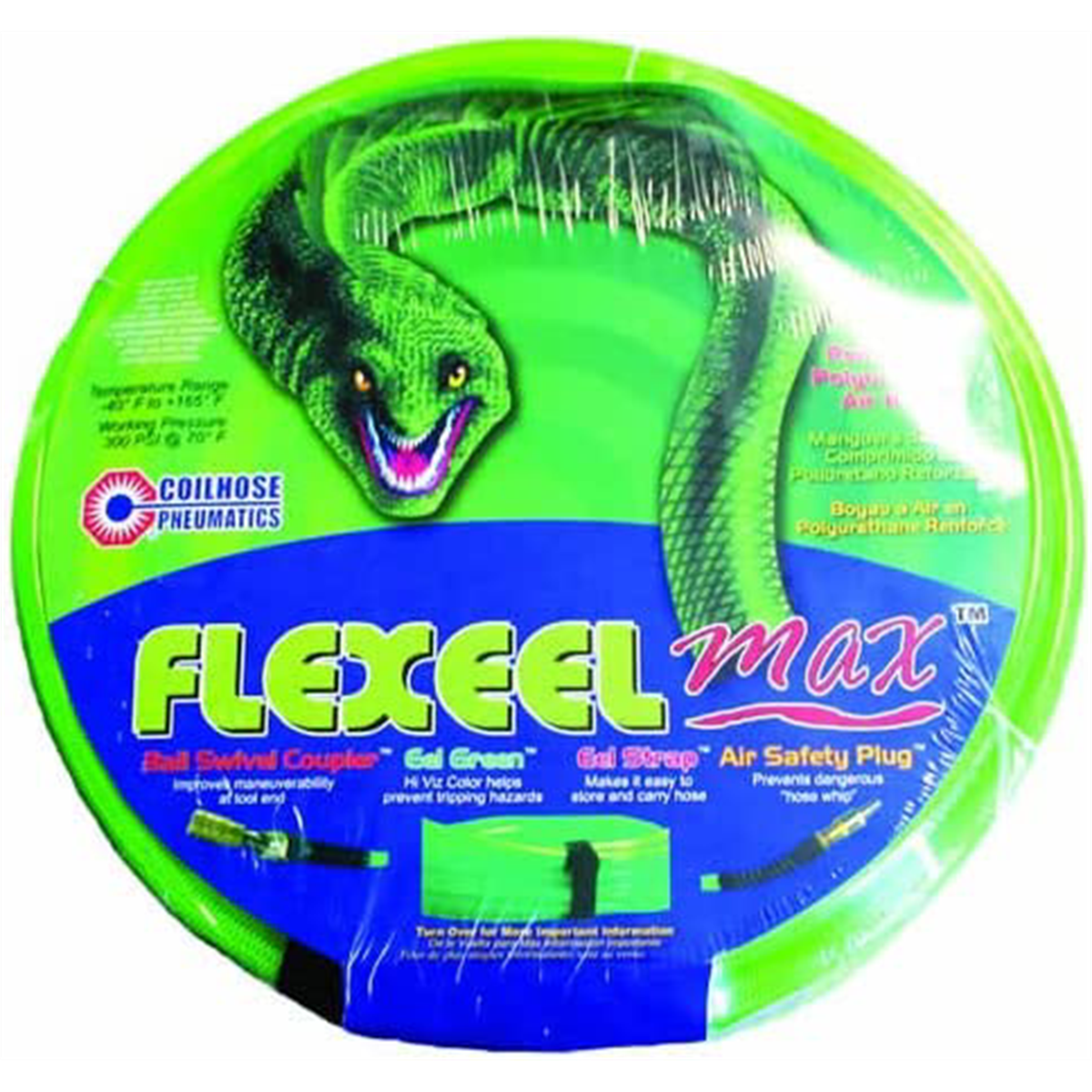 3/8" X 100' FLEXEEL Max Hose (Industrial)