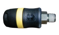 1/4" Composite Non-marring Industrial Safety Coupler (Male)