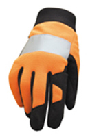 Orange Reflective Gloves Large