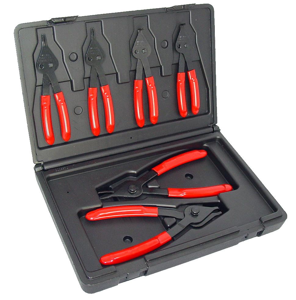 6 Piece Combination Snap Ring Pliers Set