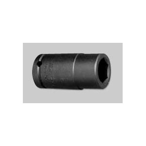 3/4" Square Drive 6 Point Deep Industrial Black Socket - 2" Open