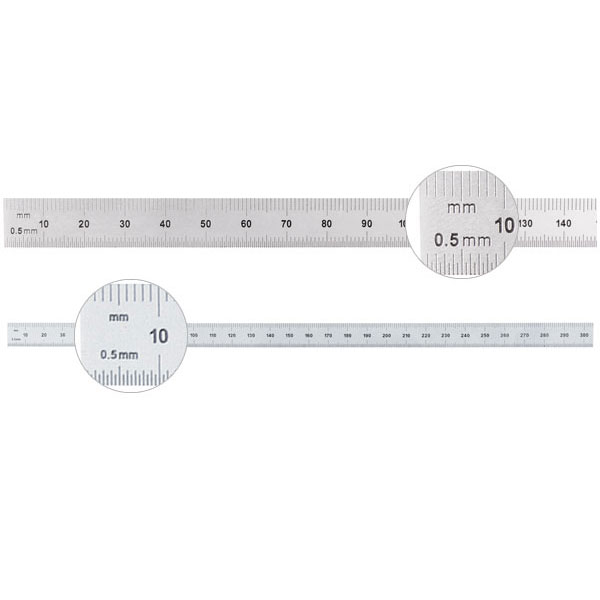 UltraTest Flex Steel Ruler 12 Inch / 300mm