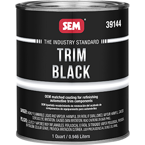 Trim Black Round Quart