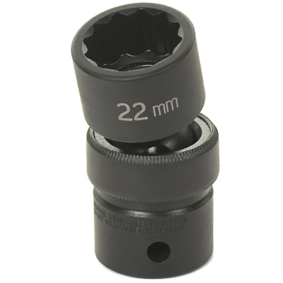 1/2" Drive x 10mm Standard Universal- 12 Point Impact Socket