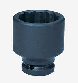 3/4" Drive x 3/4" Standard - 12 Point Impact Socket