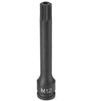 3/8 Inch M8 Tamper Proof Triple Square 4 Inch Length