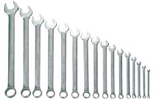16 Piece Combination Wrench Set, 12 Point, SAE, in Vinyl Pouch (