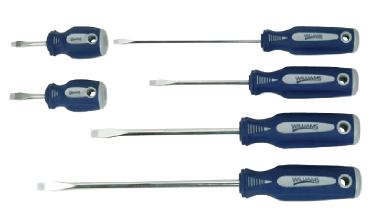 6 Piece Slotted Tip Screwdriver Set