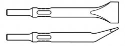 Non Turn Angle Chisel