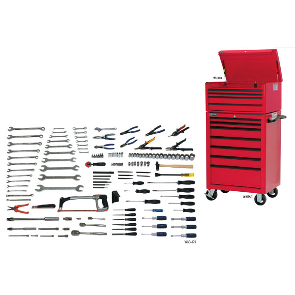 Intermediate Maintenance Service Set with Tool Boxes 173 Pc Free