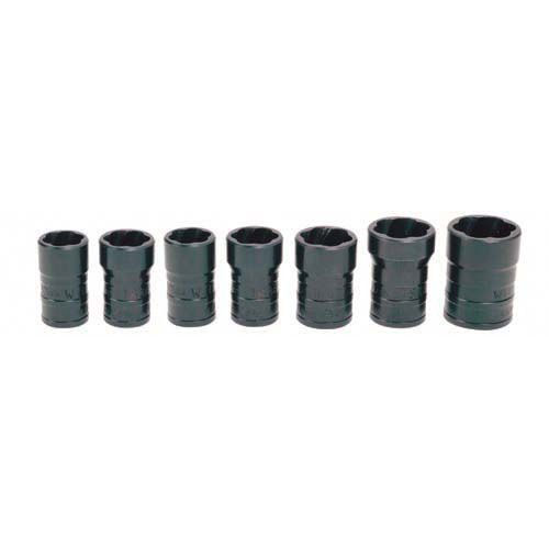 7 pc 1/2" Drive -Point SAE & Metric TURBOSOCKET® Salvage/Damaged