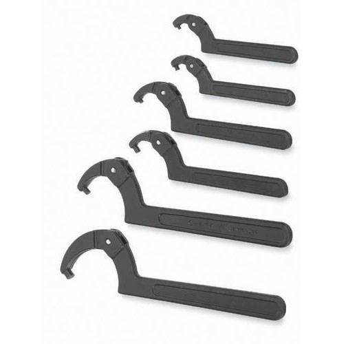 6 pc SAE Adjustable Face Spanner Wrench Set