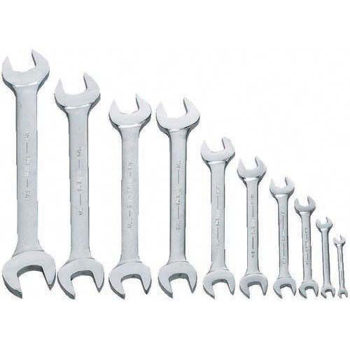 10 pc SAE Double Head Open End Wrench Set