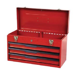 3 Drawer Portable Tool Chest 21 Inch W