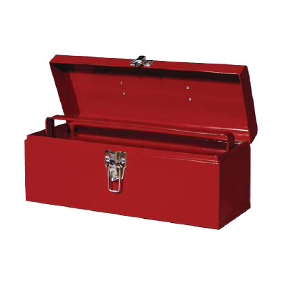 Flat Top Toolbox w Tray 16 Inch W