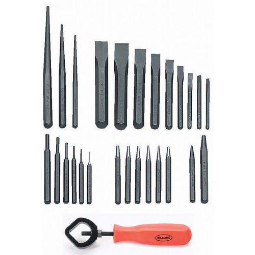 27 pc Punch & Chiesel Set