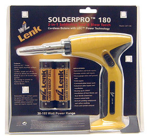 2-in-1 Butane Powered Soldering Tool & Torch