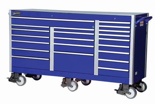 73" Super Heavy Duty Roll Cabinet, Blue