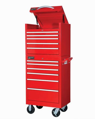 6 Drawer Heavy-Industrial Roll Cabinet 27" X 18" Red