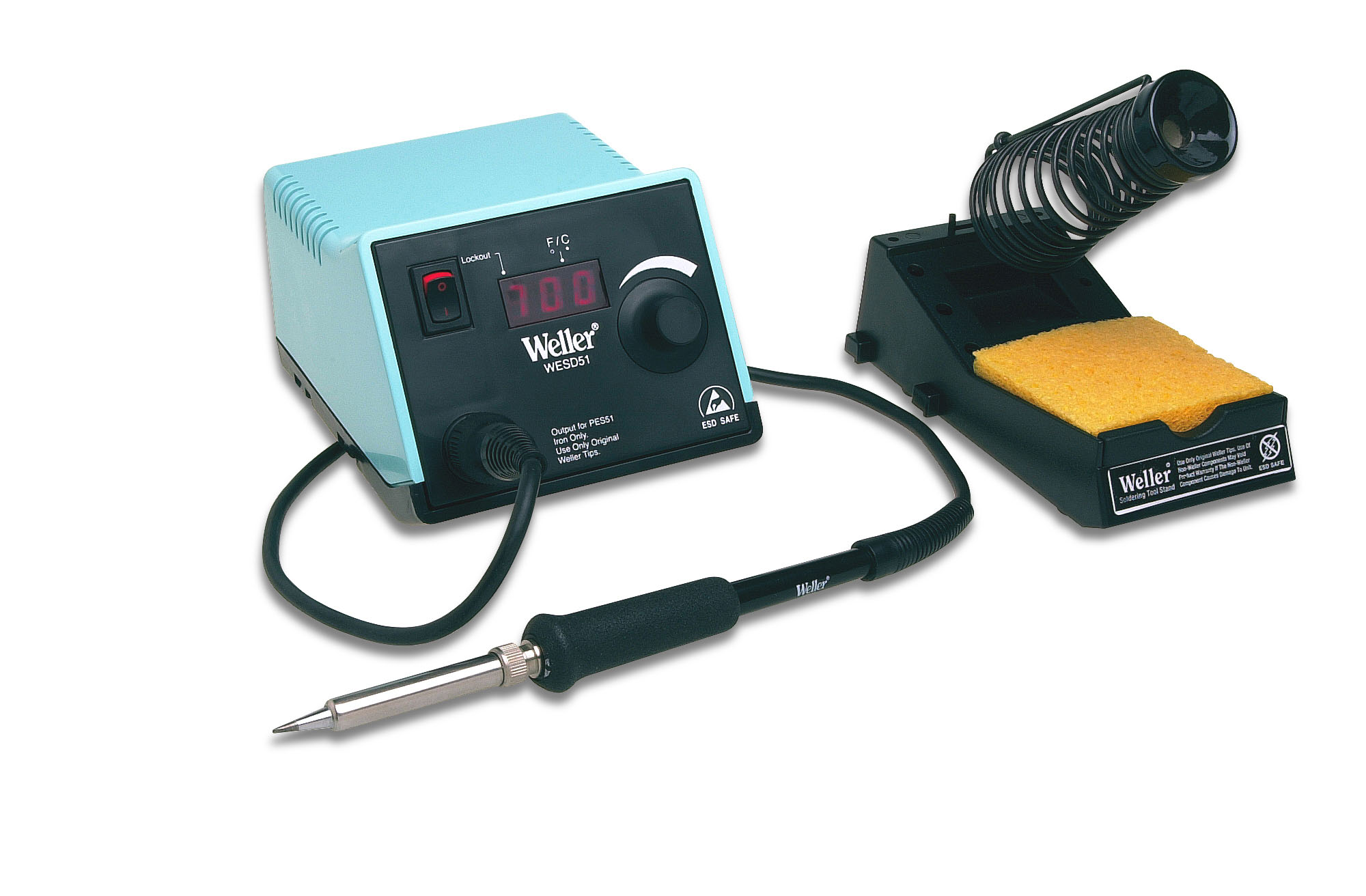 Digital Soldering Station; Power Unit, Soldering Pencil, Stand,