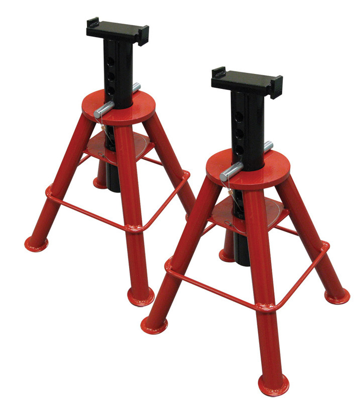 Jack Stands Pair - 10 Ton, High Height
