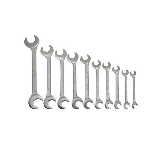 10 pc SAE 15° - 60° Double Open End Angle-head Wre...