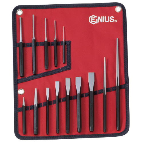 14 Pc Metric Punch & Chisel Set