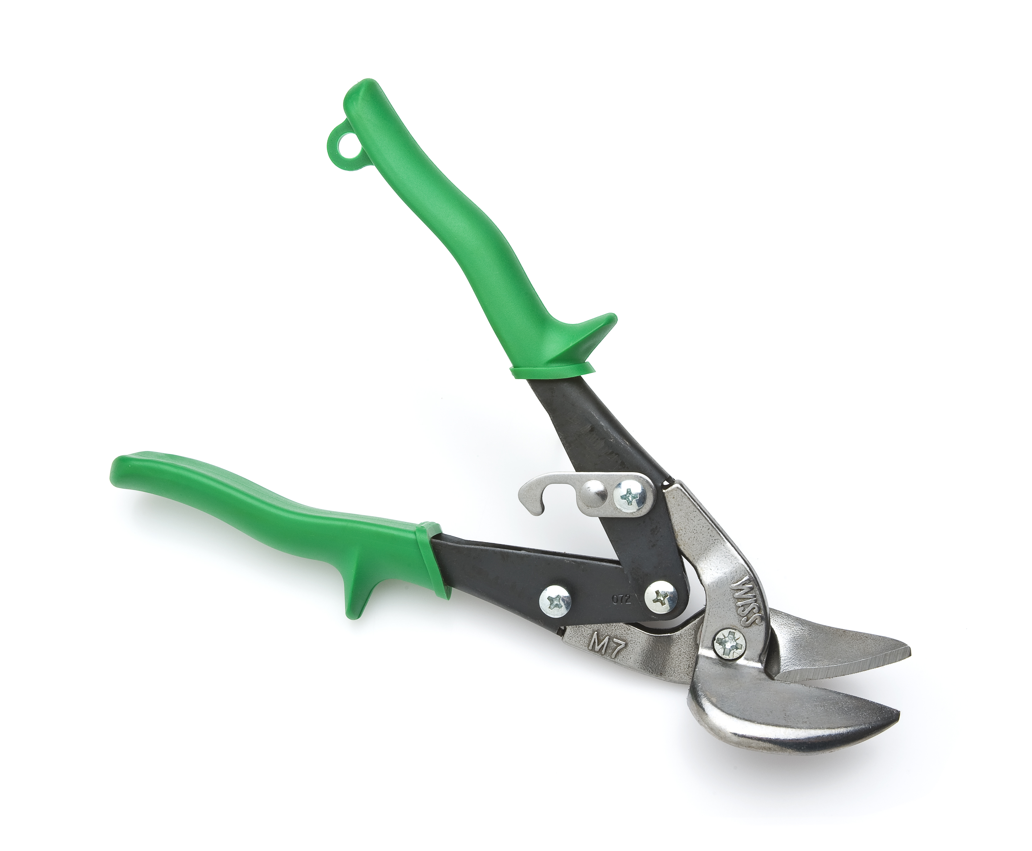 9 1/4" Metalmaster(R) Offset Snips, Cuts Straight to Right, Gree