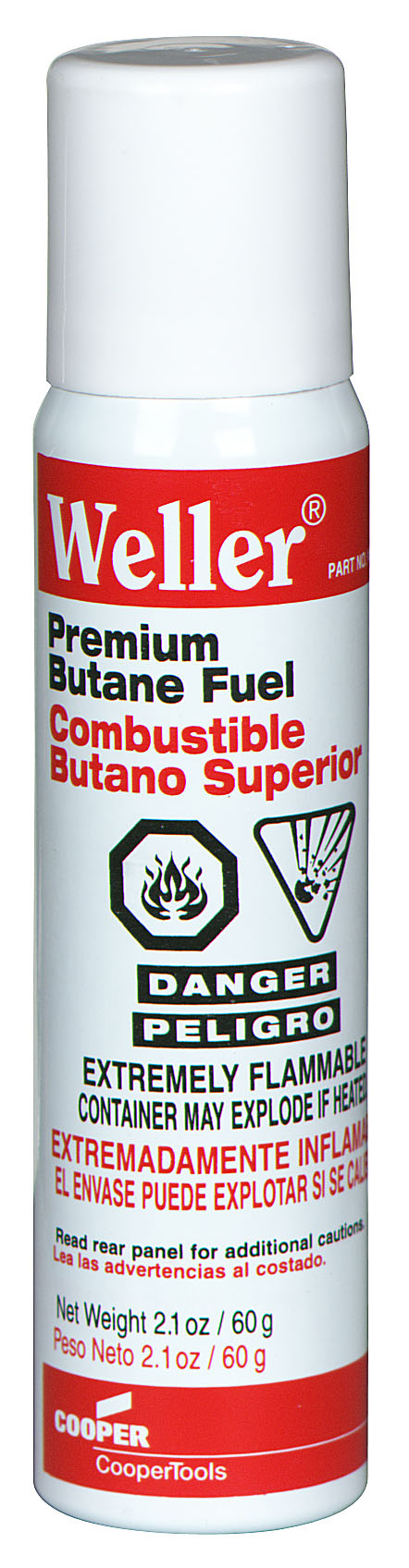2.1 oz Premium Butane Fuel for Portasol(R) and Pyropen(R) Cordle