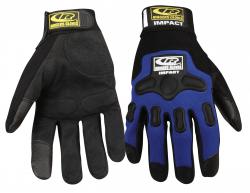 Split Fit Air Impact Glove Blue- Small