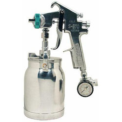HVLP Siphon Feed Spray Gun w/ Cup & Regulator w/ 1.3 mm Nozzle