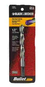 7/16" HSS Bullet Drill Bit Carded W/ 3/8" Shank